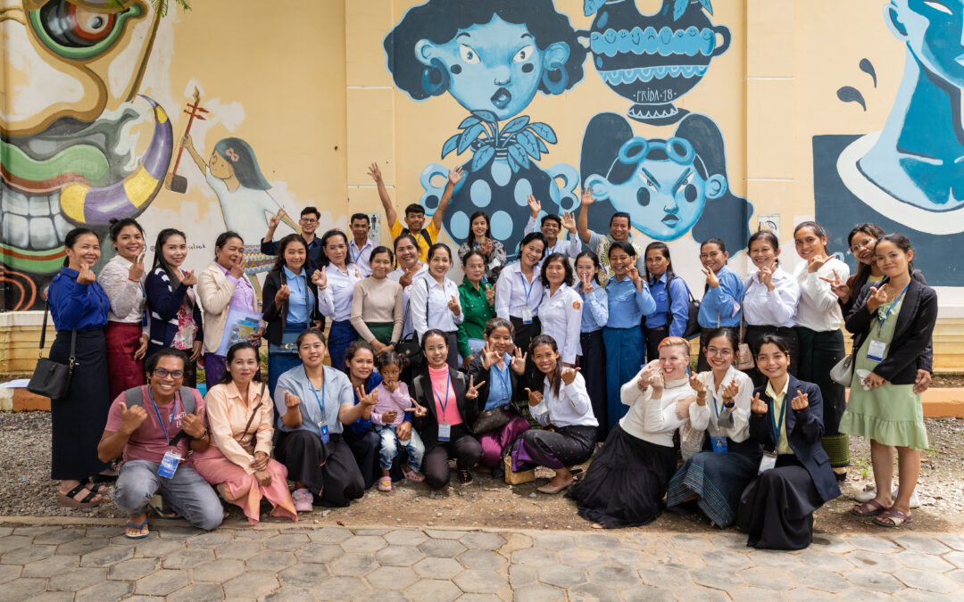 Arts integration workshop for Kindergarten teachers at Phare Ponleu Selpak in Battambang