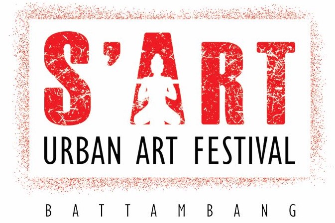 The S'Art Urban Arts Festival logo in Battambang, Cambodia