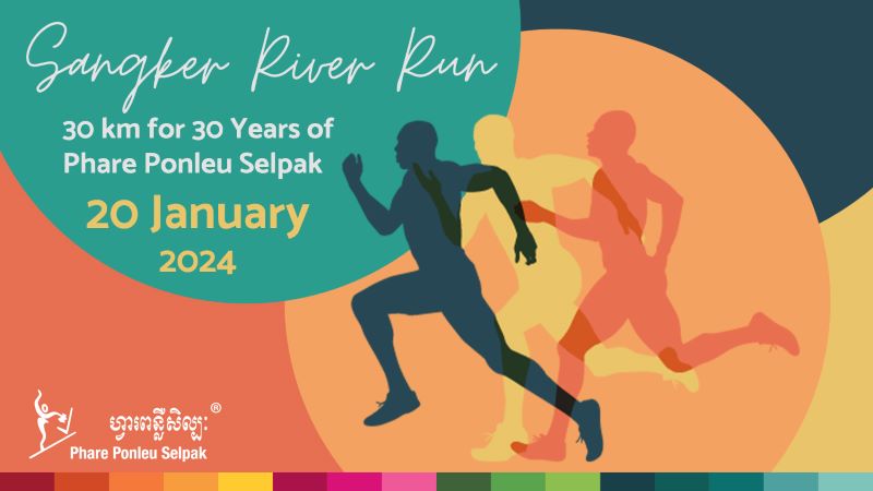 Join Us for the Sangker River Run: A 30 km Fundraiser Run (or Cycle!) for Phare Ponleu Selpak