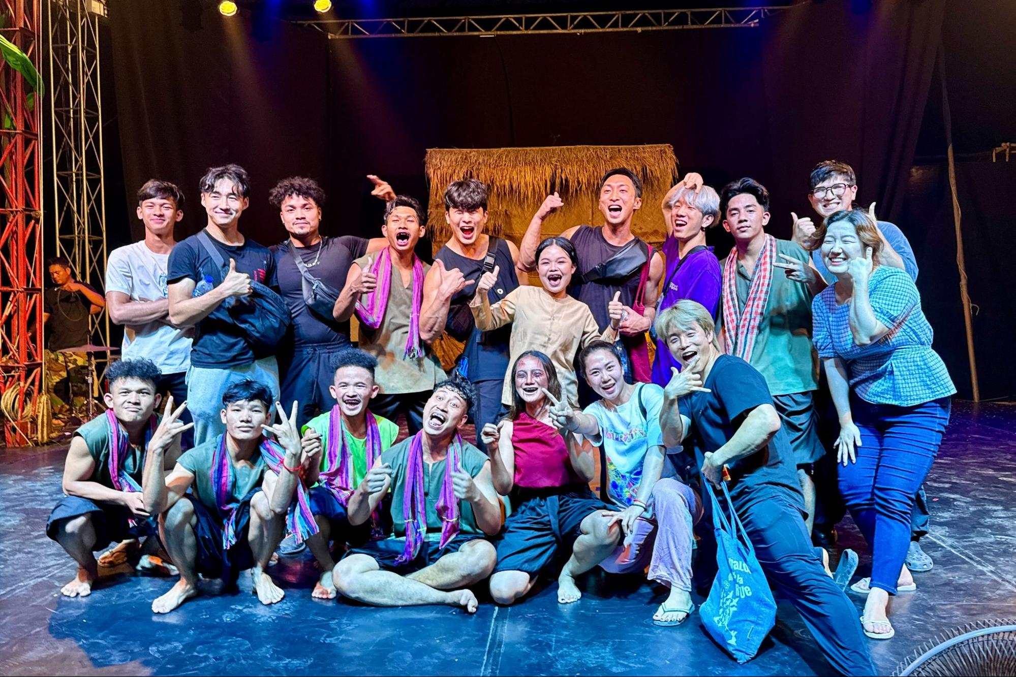 Korean circus performers visit Phare Ponleu Selpak for a cultural exchange