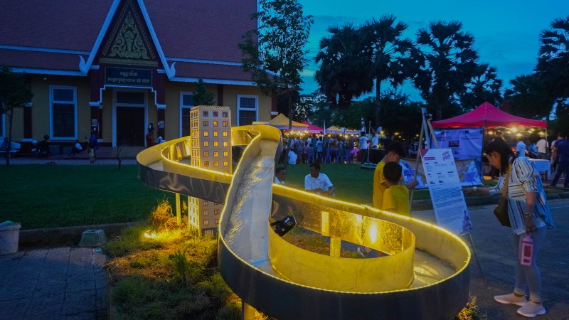 Battambang imaginée exhibition and mini-festival sponsored by AFD and Metis Art and Development Fund