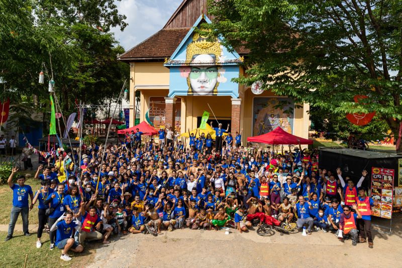 Circus parade preparation in Battambang, Cambodia for Tini Tinou 2022